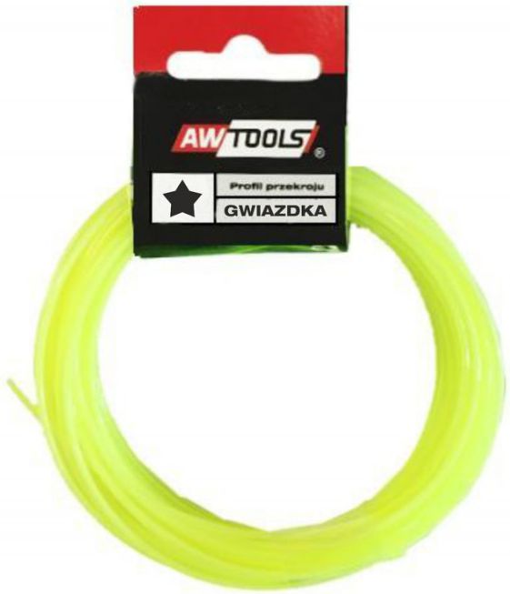 AWTools Żyłka tnąca gwiazdka 2,7mm x 10m (AW70118)