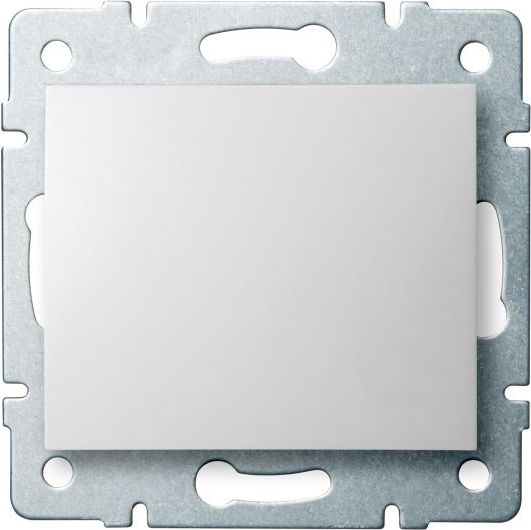 Kanlux Łącznik zwierny Logi śrubowy 10AX 250V biały (25068)