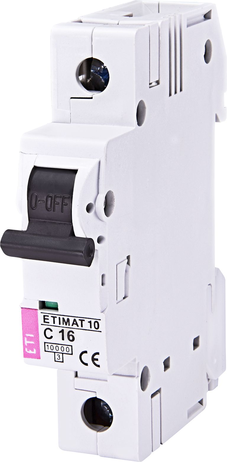Eti-Polam Wyłącznik nadprądowy 2P C 16A 10kA AC ETIMAT10 (002133716)