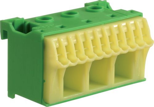Hager Blok samozacisków QC 63A zielony 14 przyłączy 33 x 60 x 34mm (KN14E)