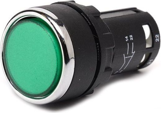 Emas Przycisk sterowniczy monoblok zielony 2Z (T0-MB101DY)