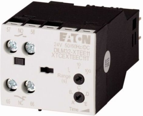 Eaton Elektroniczny moduł czasowy opoźnione odpodanie 0,5-10s 1Z 1R 24V AC/DCDILM32-XTED11-10 (104945)