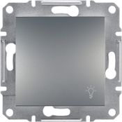 Schneider Electric Przycisk światło Asfora bez ramki stal (EPH0900162)