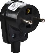 Schneider Wtyczka z uziemieniem 16A WB-6 czarna (WB605)