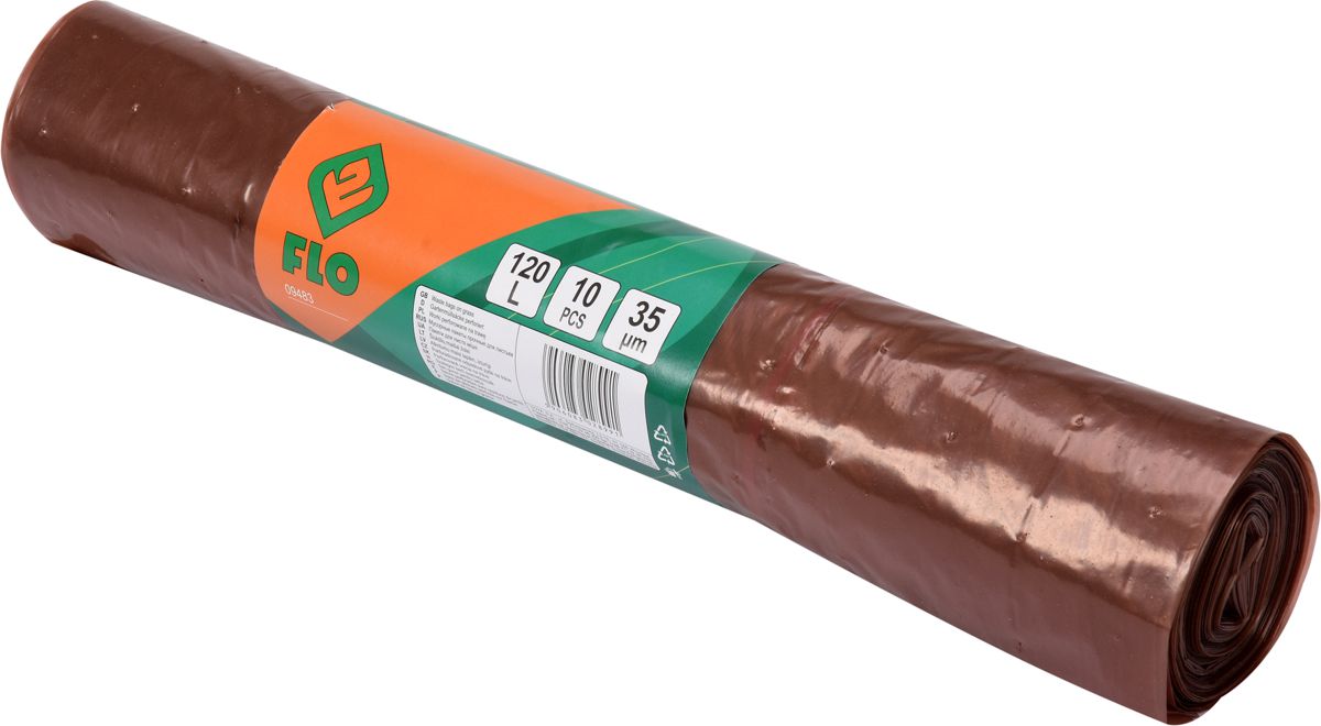 Flo Worki perforowane 120L na trawę i odpady ogrodowe 10szt. (09483)