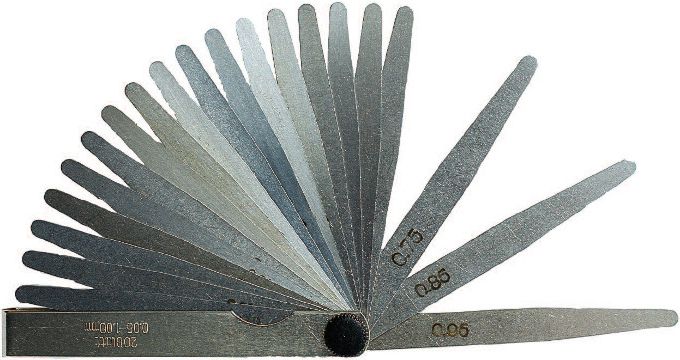 Gimex Szczelinomierz 100mm 0,05 - 1mm inox 20szt. (318.028)