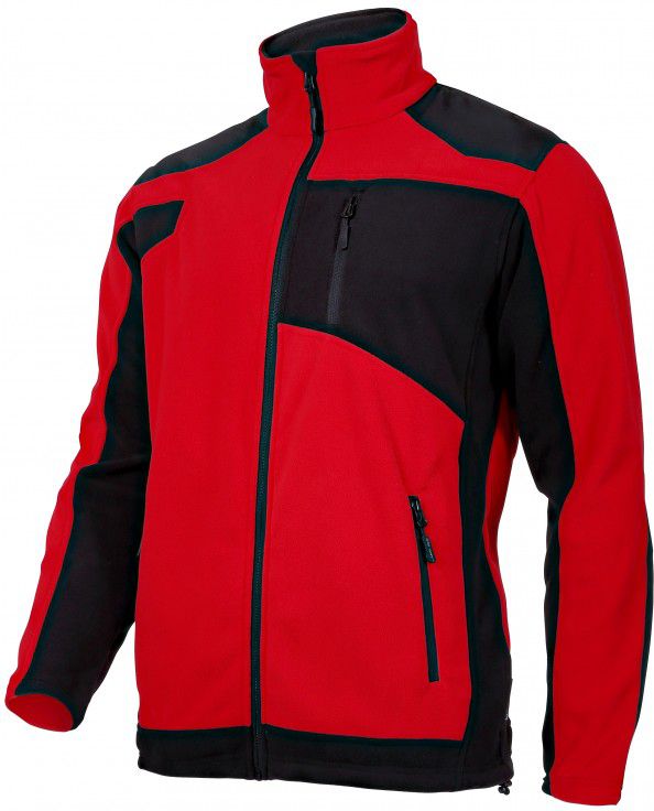 Lahti Pro Bluza polarowa ze wzmocnieniami czerwono-czarna L ( L4011503)