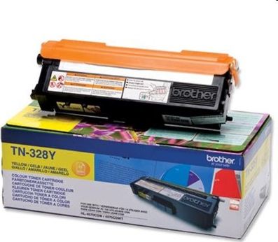 Toner Brother TN-328 Yellow Oryginał  (TN328Y)
