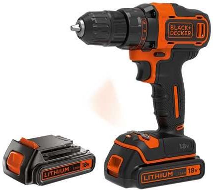фото Шурупокрут Black+Decker BDCDD186KB