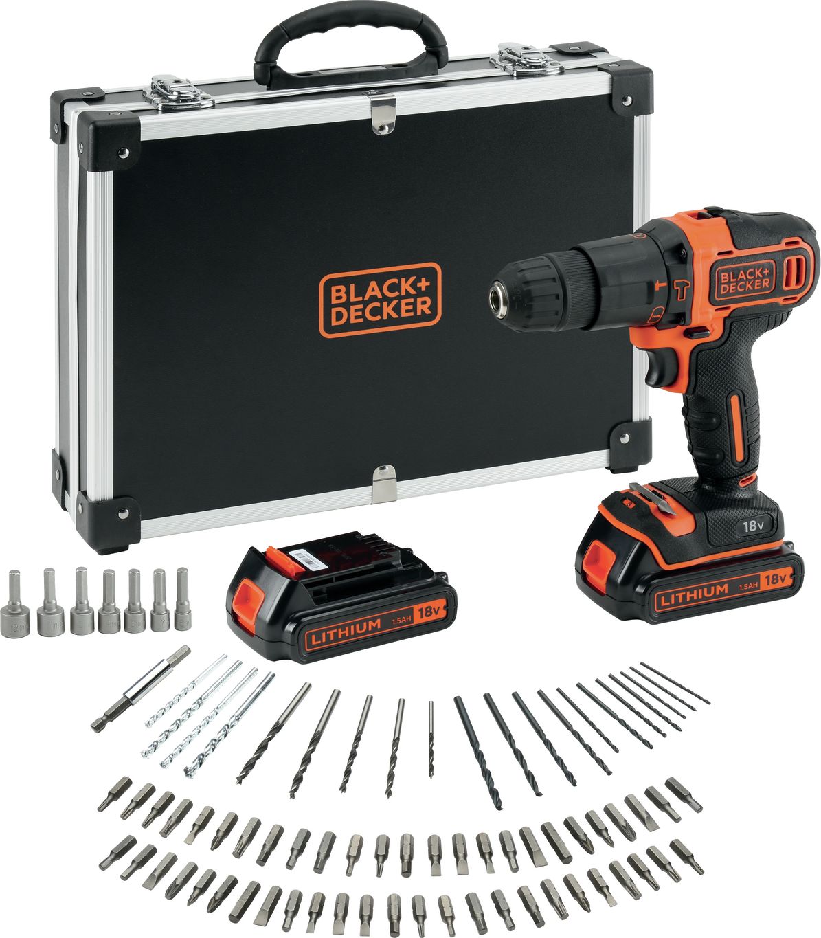 фото Шурупокрут Black+Decker BDCHD18BAFC