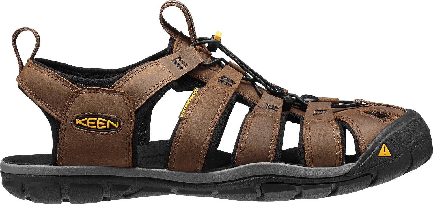 Keen Sandały męskie Clearwater CNX Leather Dark Earth/Black r. 44 (1013106)