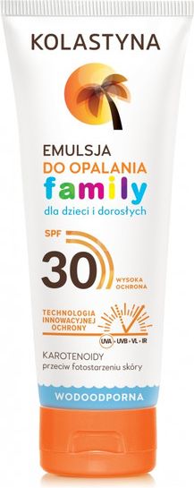 Kolastyna Emulsja do opalania SPF30 Family 250 ml