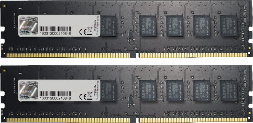 фото Оперативная память для настольных компьютеров G.Skill 16 GB (2x8GB) DDR4 2666 MHz Value NT (F4-2666C19D-16GNT)