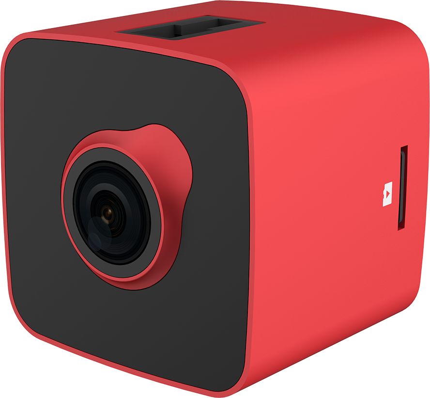 фото Автомобільний відеореєстратор Prestigio Cube Red/Black