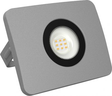 Naświetlacz BestService SURFI LED 10W, 700lm, 3000K, szary (LFL410G)