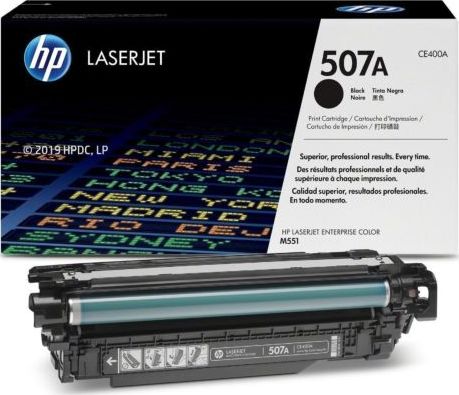 Toner HP 507A Black Oryginał  (CE400A)