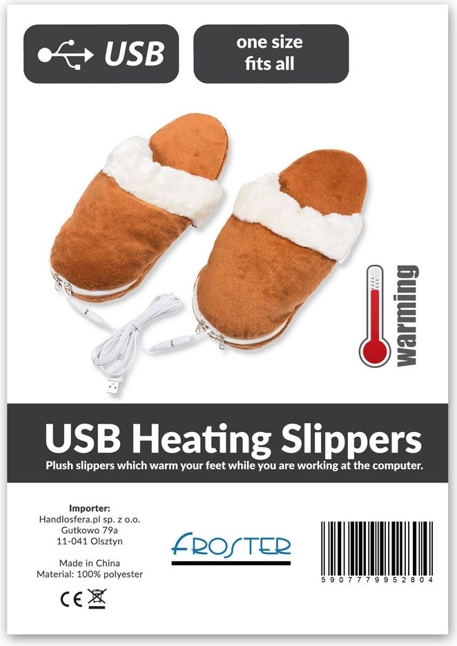 фото Електрогрілка Froster USB Warming Slippers