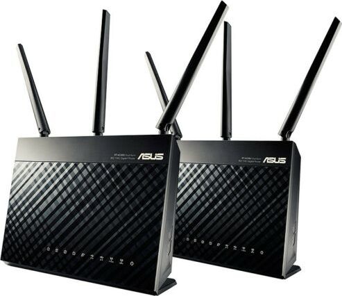 фото Бездротовий маршрутизатор (роутер) з підтримкою AiMesh Asus RT-AC67U