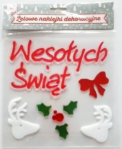 Dekoracja świąteczna MCD naklejka