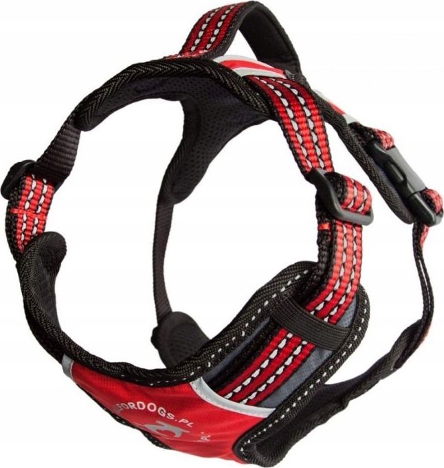 All For Dogs Szelki sportowe czerwone r. M 60-100cm