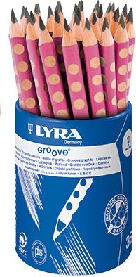 Ołówek Lyra Groove B różowy