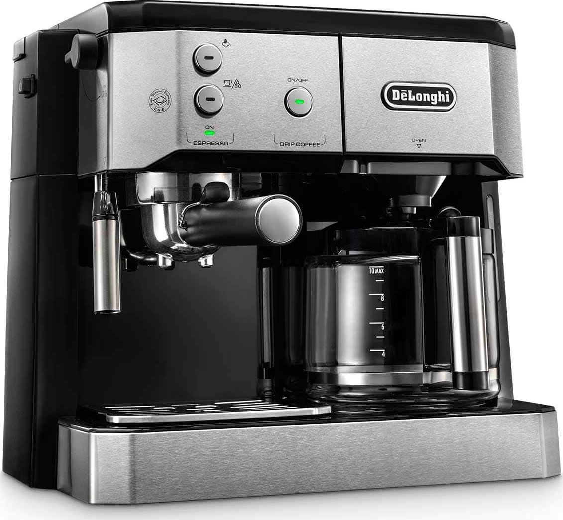 фото Кавоварка комбінована (ріжкова + крапельна) Delonghi BCO 421.S