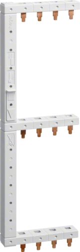 Hager Szyna łączeniowa pionowa 4P/3-rzędowa lewa rozstaw 125mm (KCF668L)