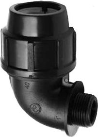 AKA Kolano 90º PE 32mm GZ 3/4" (447323)