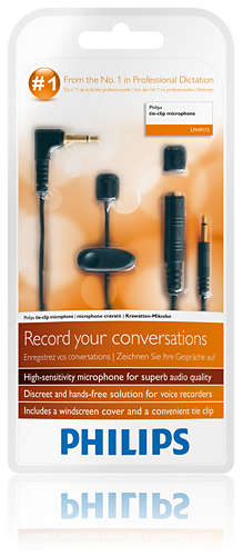 фото Мікрофон петличний Philips LFH9173