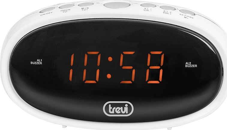 фото Настільний годинник Trevi EC 880 White
