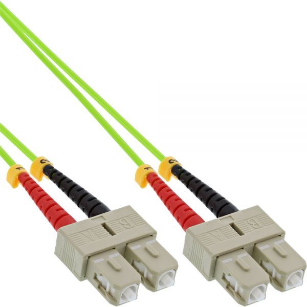 InLine Patchcord światłowodowy Duplex SC/SC, 50/125µm, OM5, 20m (83520Q)