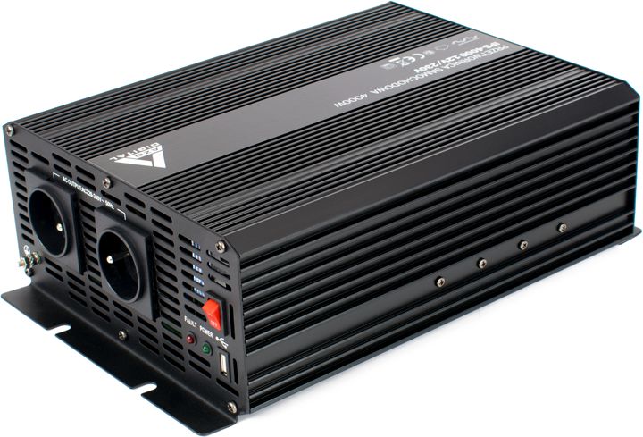 фото Перетворювач (інвертор) DC-AC Azo Digital 12V/230V IPS-4000 4000W (Azo Digital00D1099)