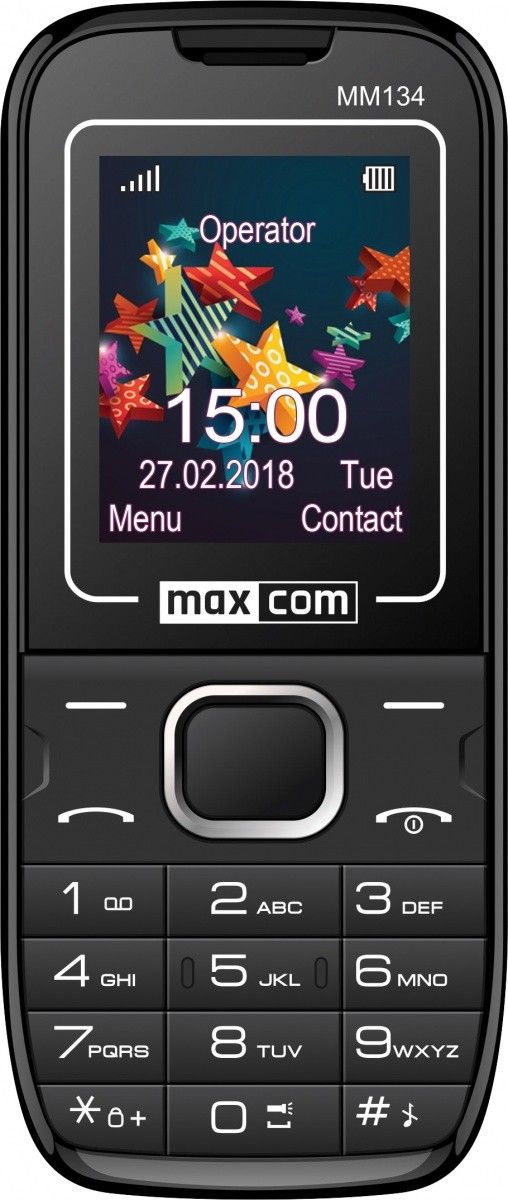 Telefon komórkowy Maxcom MM134 Dual SIM Czarny