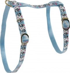 Zolux Szelki nylonowe dla kota Ladycat niebieskie 10mm