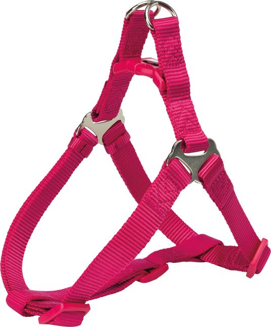 Trixie Szelki Premium One Touch fuksja r. M: 50–65 cm/20 mm