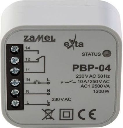 Zamel Przekaźnik bistabilny uniwersalny dopuszkowy 230V AC 10A (PBP-04)