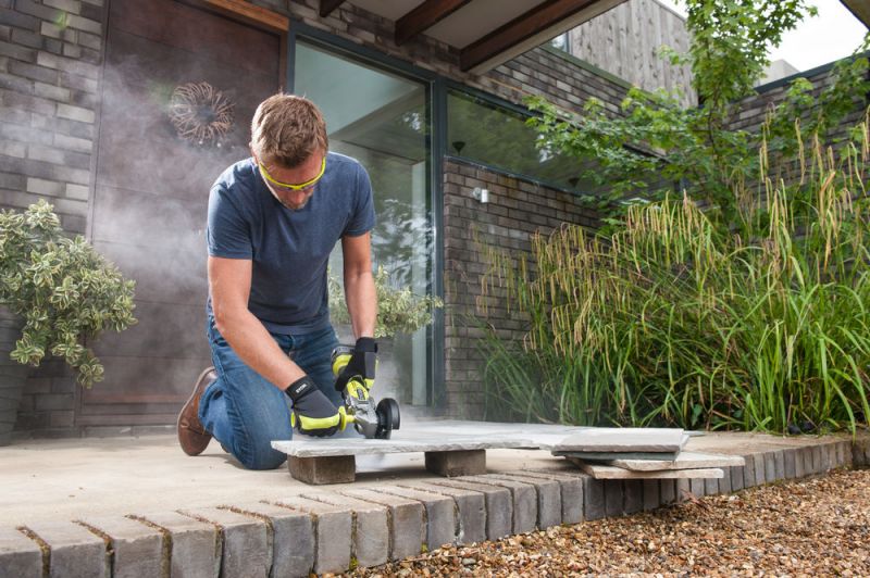 фото Болгарка (кутова шліфувальна) Ryobi R18AG7-0 ONE+ (5133002852)