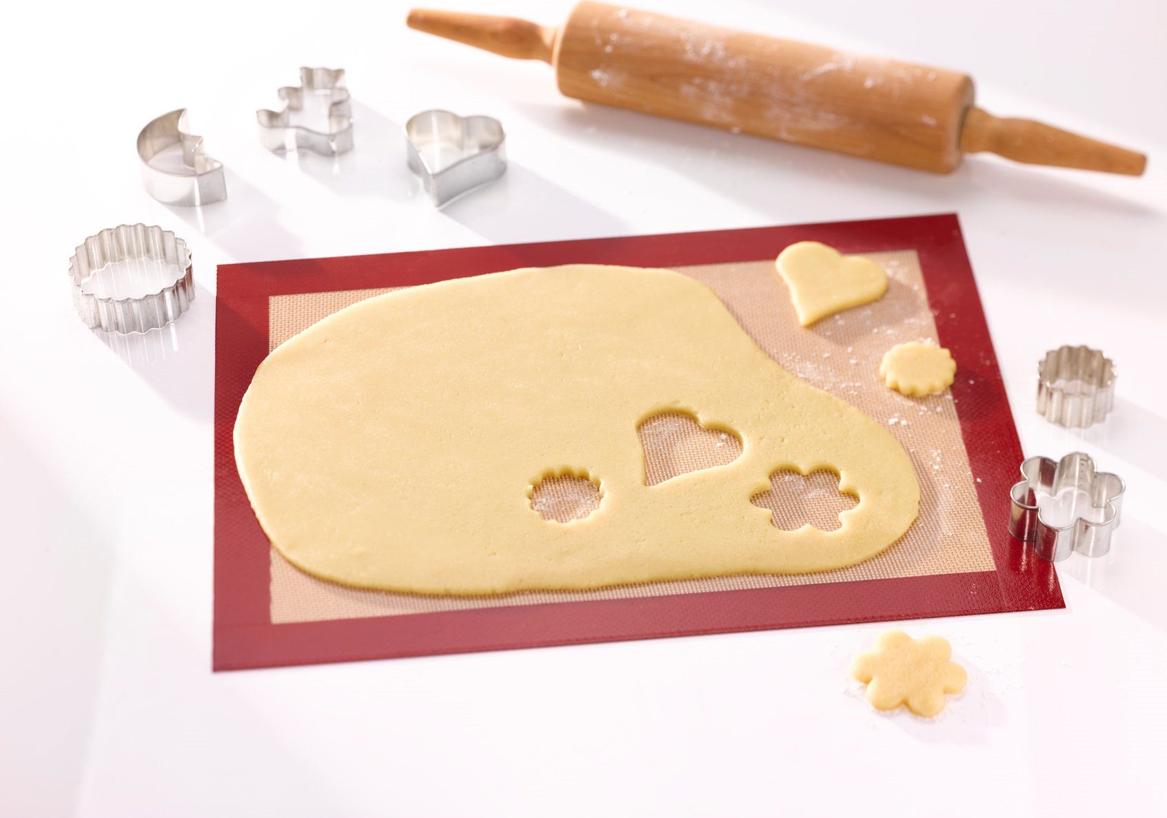 Bakeflon Bakeflon silikoninis kilimėlis 30x40 cm, rudos spalvos