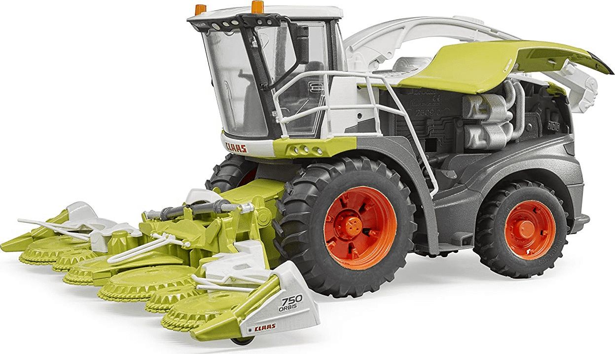 Bruder Claas Jaguar 980 Sieczkarnia samojezdna z przyrządem Orbis do zbioru kukurydzy (02134)