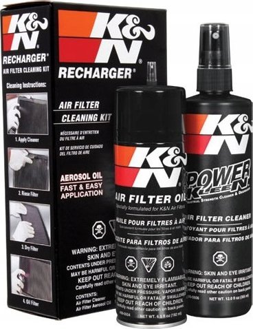 K&N FILTERS Zestaw Do Czyszczenia I Nasączania Filtra Powietrza 244ML/350ML