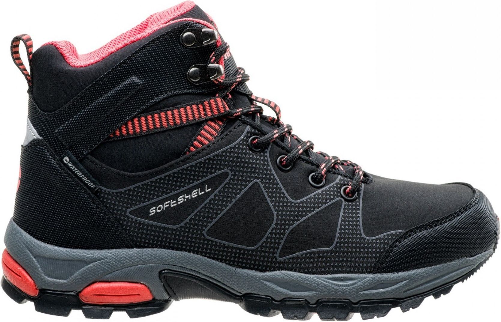 Buty trekkingowe damskie Hi-Tec czarne czerwone r. 37