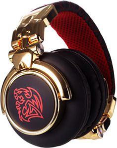 фото Навушники з мікрофоном Thermaltake Chao Dracco Gold (HT-DRS007OERE)