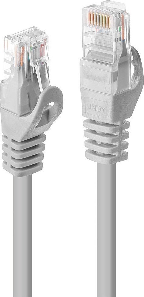 Lindy Patchkabel Cat5e U/UTP grau 1.00m (48362)