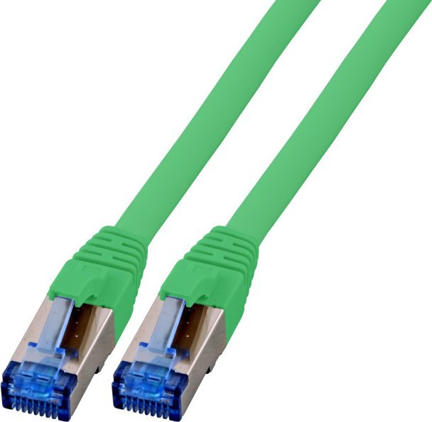 EFB EFB RJ45 Patchkabel S/FTP Cat6A Superflex LSZH GRUEN Laenge 3m 10Gbit 500MhZ 100 Prozent Kupfer mit Cat 7 Rohkabel (K5525FGN.3) - 4246113
