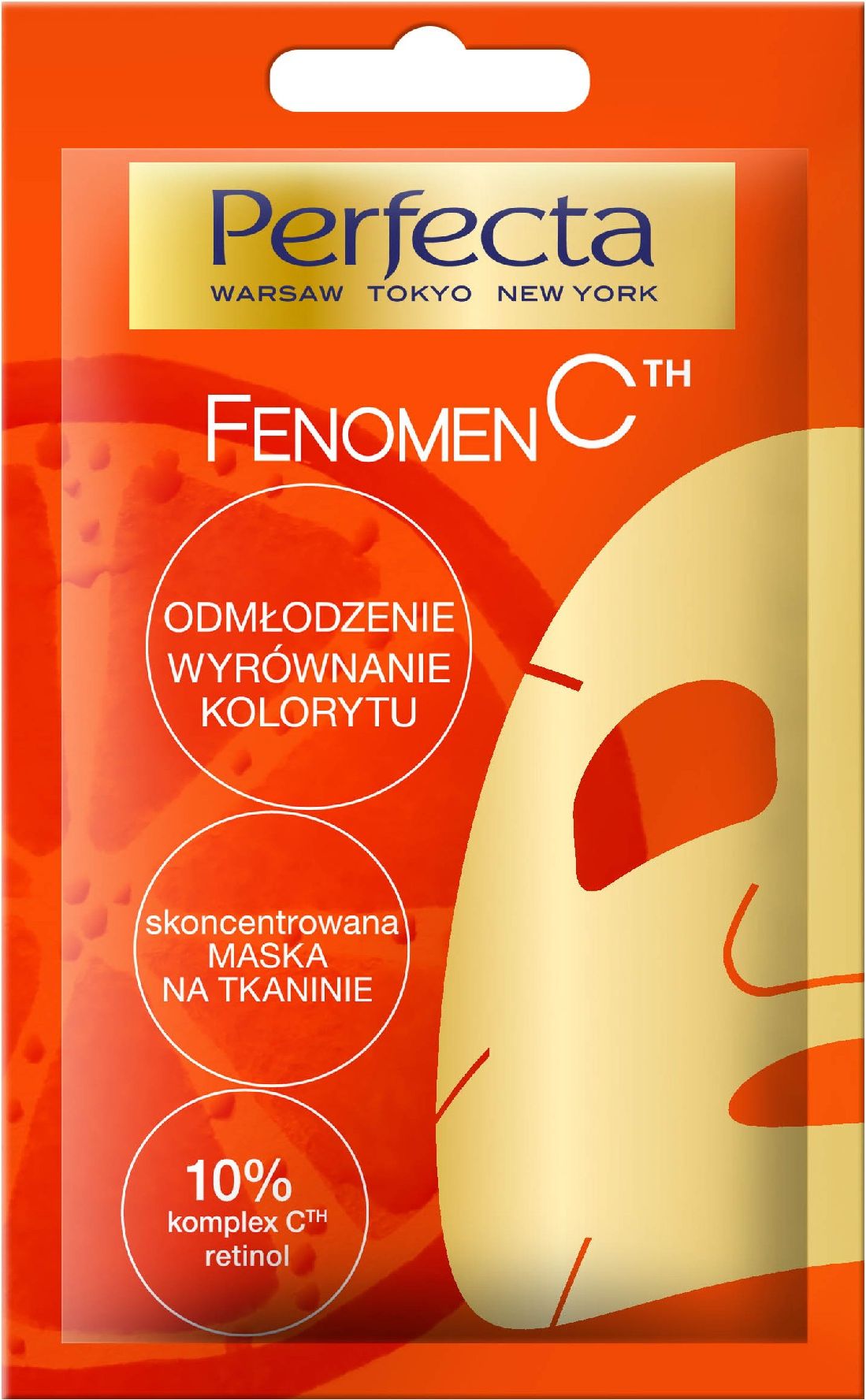 Perfecta Skoncentrowana Maska na tkaninie Fenomen C 1 szt.