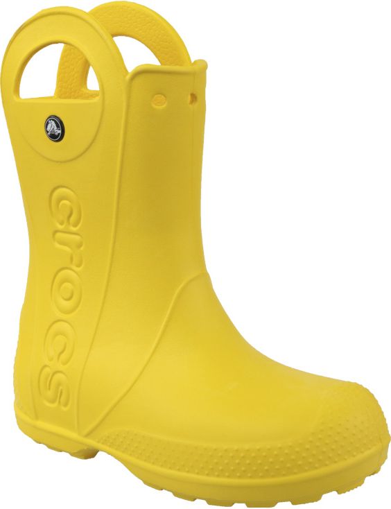 Crocs buty dziecięce Handle Rain Boot żółte r. 34-35 (12803)