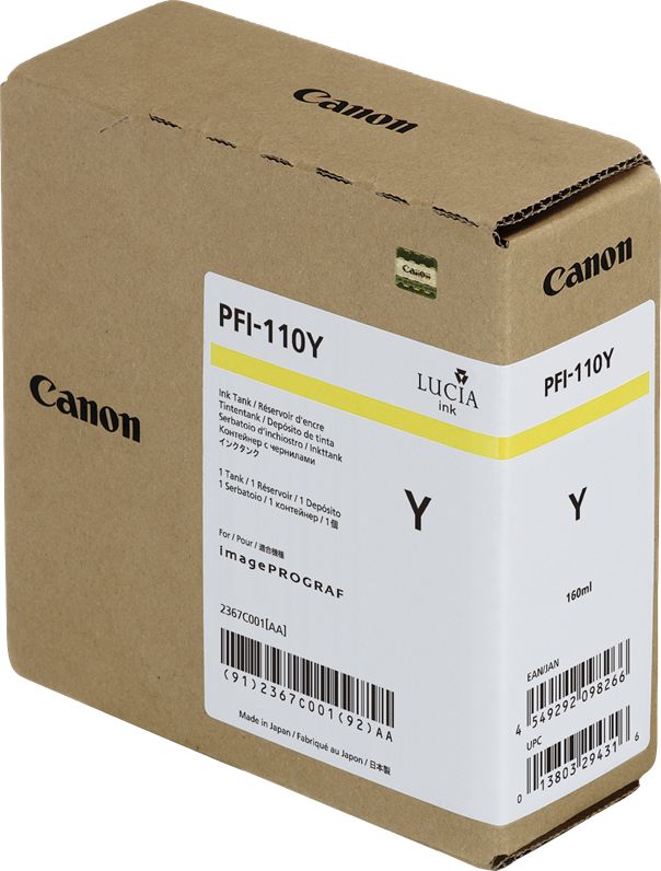Tusz Canon Tusz PFI-110Y (yellow)