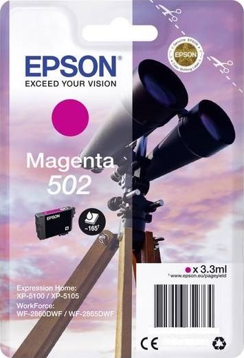 Tusz Epson Tusz 502 Magenta 3.3ml (C13T02V34020)