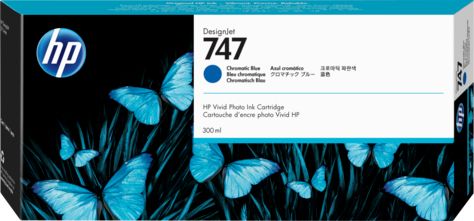 Tusz HP Tusz P2V85A, HP 747 (Chromatic Blue)