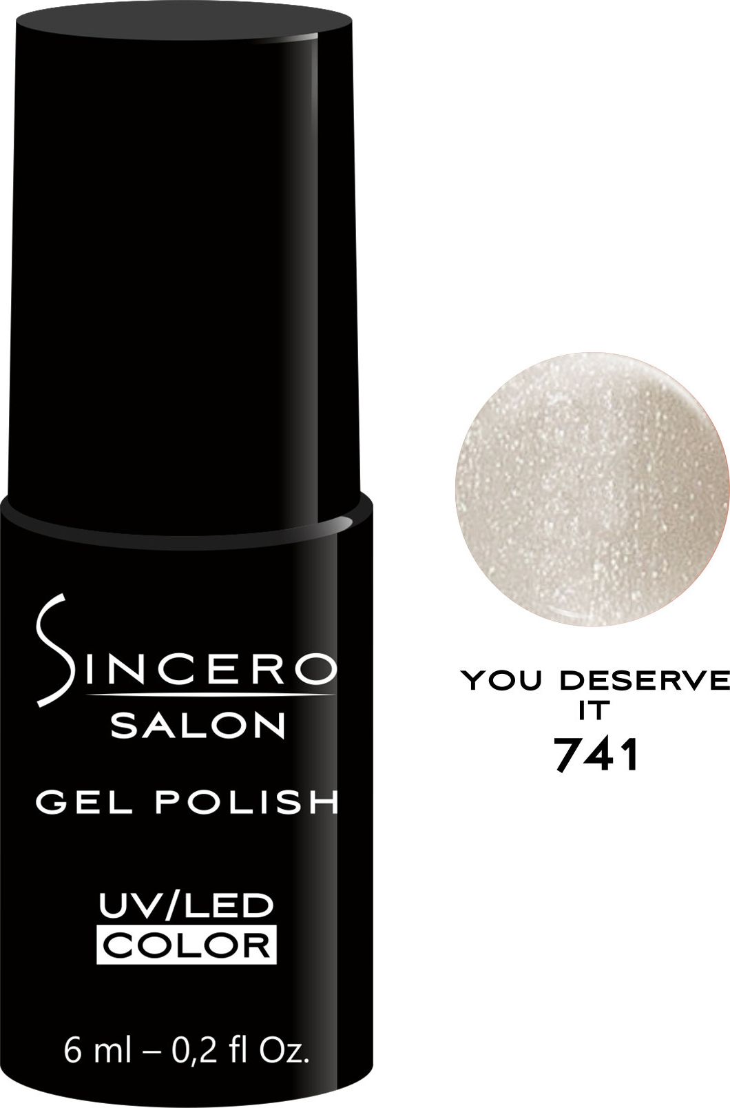 Ineza Gelinis nagų lakas Sincero Salon 6 ml
